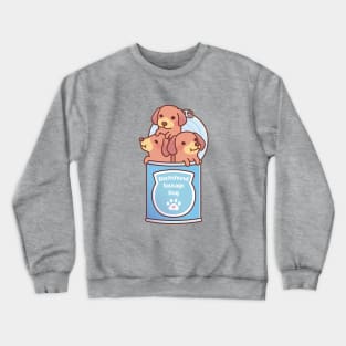 Funny Dachshund Sausage Dogs In A Can Doodle Crewneck Sweatshirt